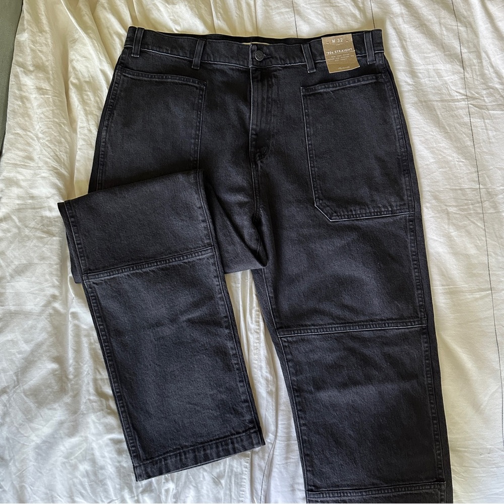 Madewell The ‘90s Straight Utility Jean in Camplin Wash